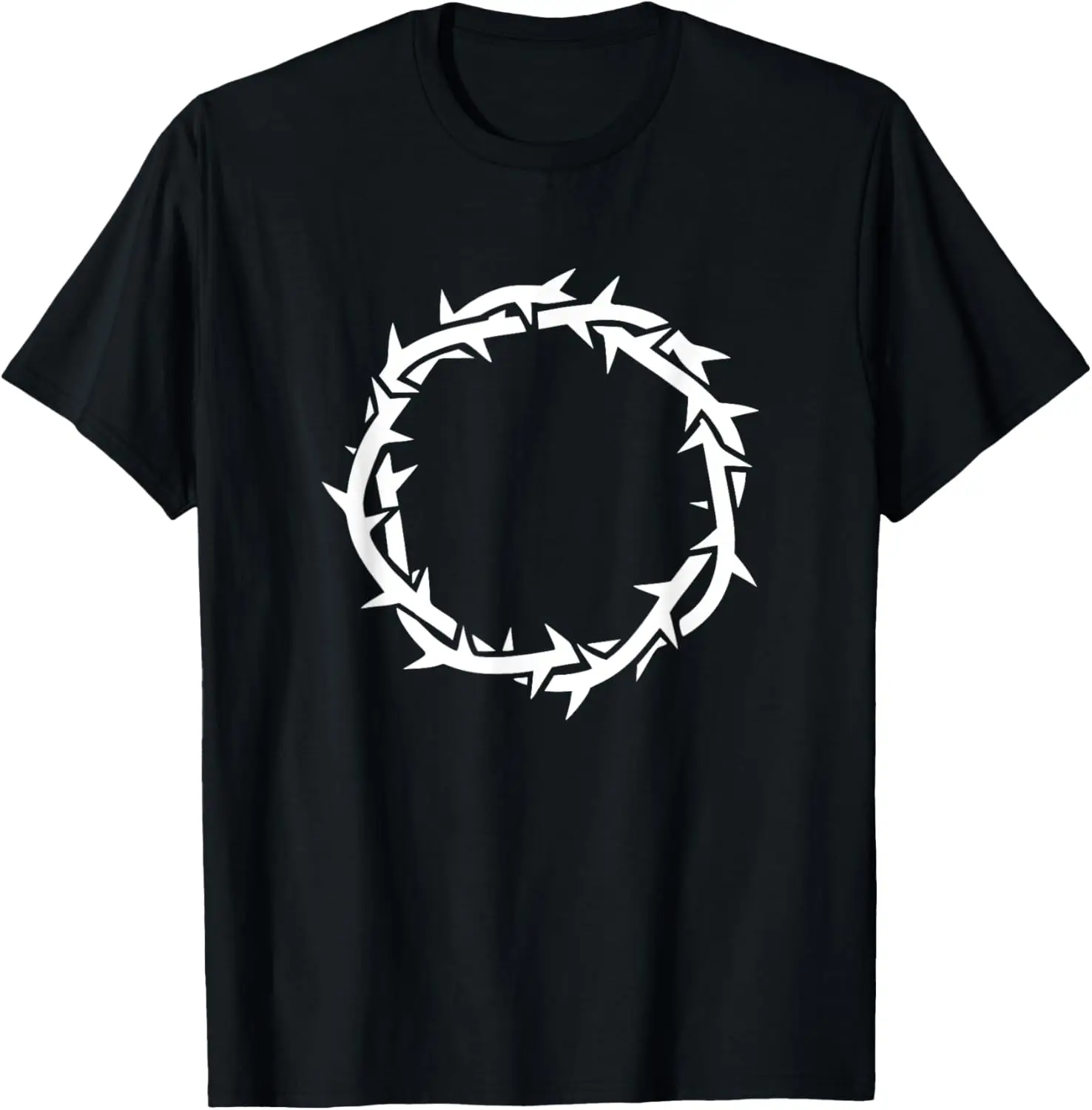 Jesus Crown of Thorns. Christian faith devotional T-Shirt