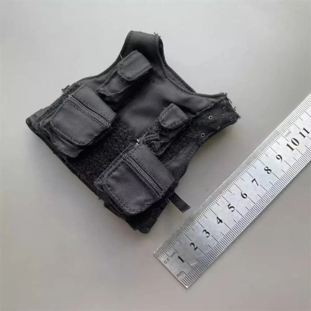 

Scale 1/6th DML Toys Model Modern US. Soldier Doll Black Vest Chest Bullet-proof Vest Accessories For 12" Doll Figure Collect