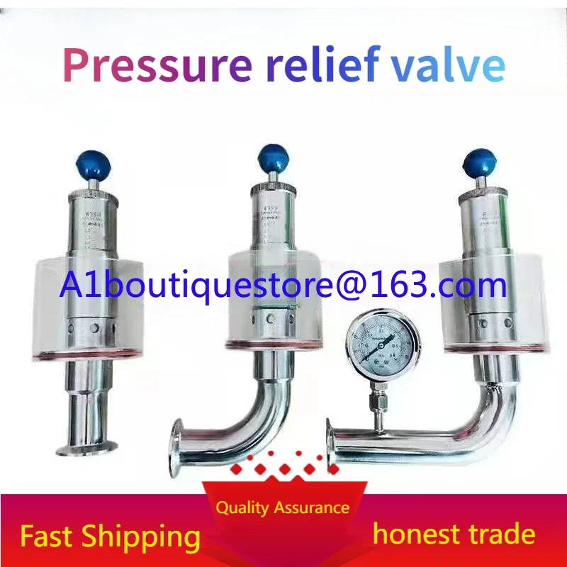 

304 stainless steel exhaust valve beer fermentation tank safety relief valve automatic exhaust pressure reducing valve