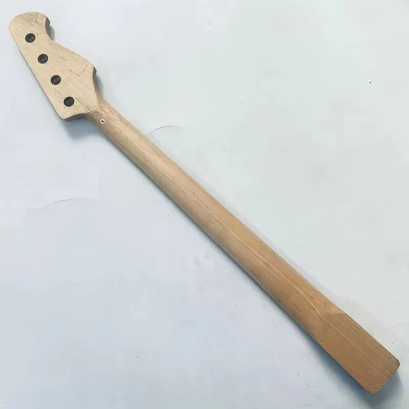 LN860 Left Hand Genuine and Original HB Electric Bass Unfinished Bass Neck 20 Frets Maple+Rosewood for Replace Surface Damages