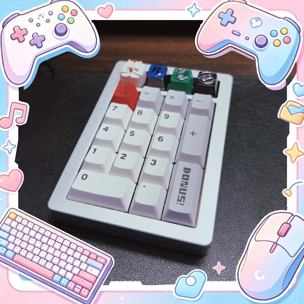 Weikav STARS21 PAD Mini Keypad Kits RGB QMK Three Mode Wireless Bluetooth Wired Keyboard Kits Customize PC Accessories Gifts Man