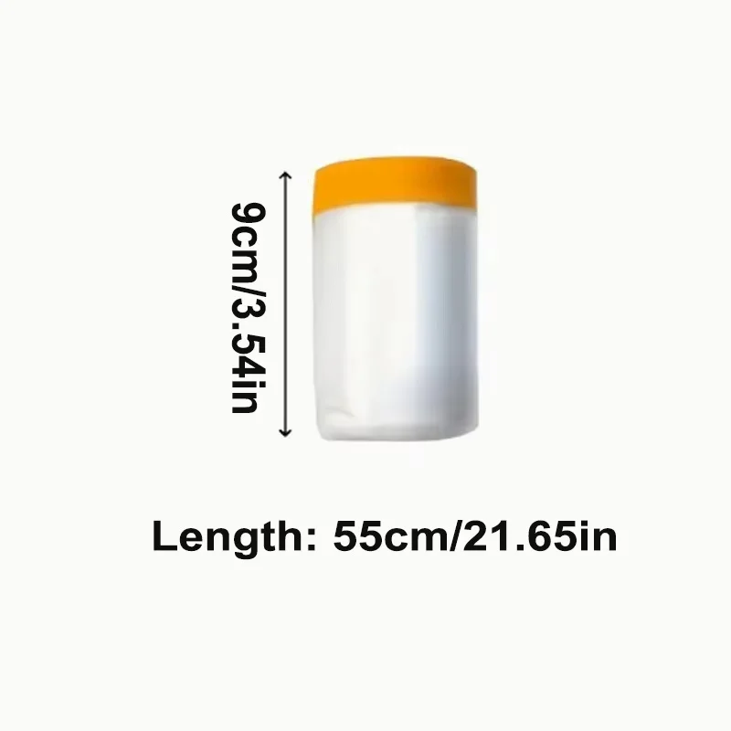 1 Roll Washi Paint Protection Film Dust Protection Masking Film Car Painting Beauty Decoration Masking Furniture Dust Protection