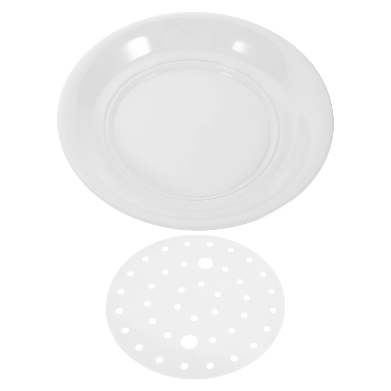 

1pc Dumpling Creative Draining Double Layer Food Plate Kitchen Steaming Dish Household Tableware Plates For