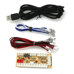 USB -Board -Encoder mit Kabel, Sanwa Joystick, Button Controller, einem Null -Delay -Player, DIY, PC, Raspberry PI, Arcade -Spiel 12 Hauptverkaufs -Arcade -Platte - №1