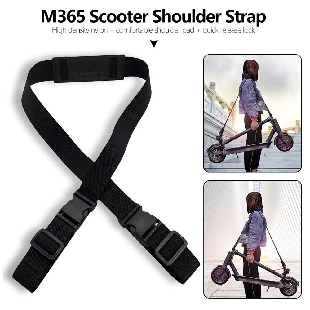 Universal For  M365 Non-Slip Skateboard Carrying Belt Electric Scooter Accessories Scooter Shoulder Strap Handle Straps