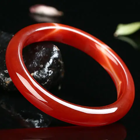 Natural Red Jade Bangle Women Fine Jewelry Accessorie Genuine Blue Chalcedony Agate Bangles Myanmar Jadeite Bracelet Ladies Gift