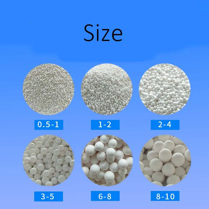 1-10 mm Alumina Activator Ball Filter Dry Desiccant Aluminium Oxide for R&D Ceramic Powders about Diameter Adsorbent&Desiccant