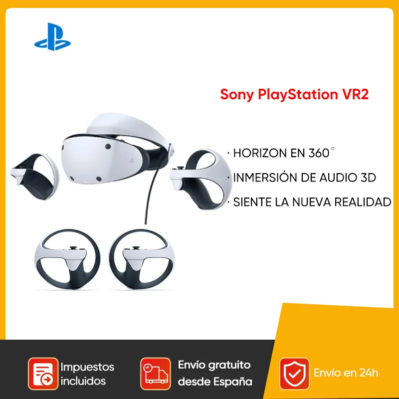 Sony PlayStation VR2 Virtual Reality PS VR2 Headset 3D VR Glasses OLED Sony PS5 PS VR Console Communicate with PS5 Playstation