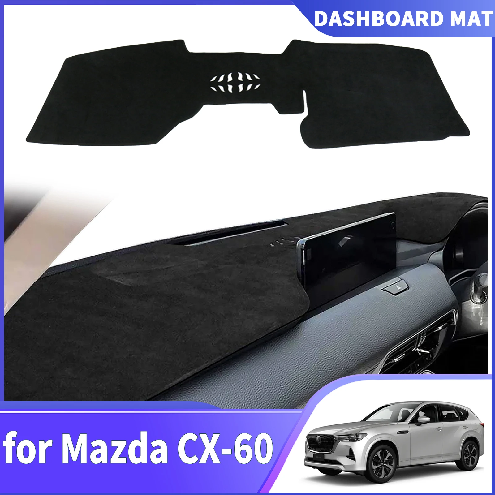 

fit for Mazda CX-60 Dashmat DashMat Sunshade Dashboard Cover Pad Protective Carpet Car Accessories