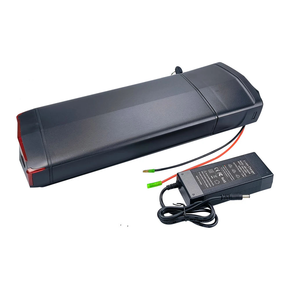 36V 48V Rear Rack Battery 36V 48V 13Ah 14Ah 17.5Ah for Phatfour FLS FLB Smartway Carrier Electric Cargo Bike