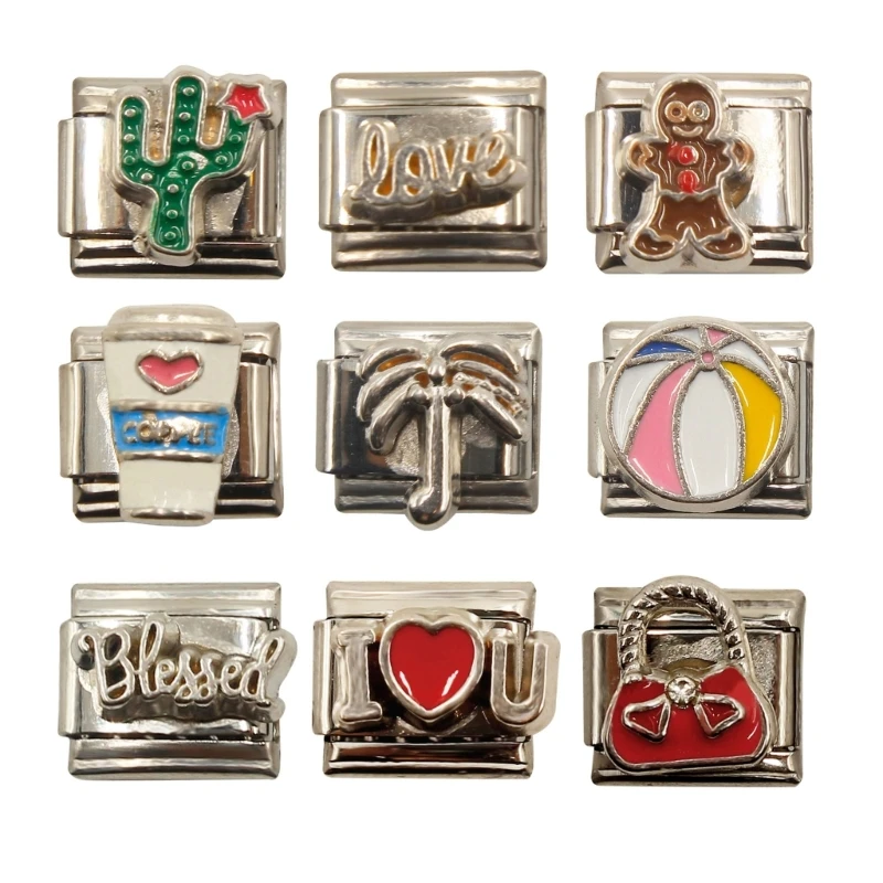 Modische Armbandmodule, Edelstahl-Armbandkomponenten, Schmuckversorgung