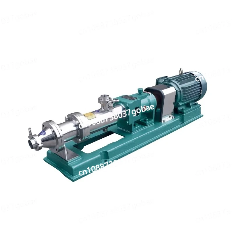Stainless steel screw pump slurry pump, sludge single screw pump