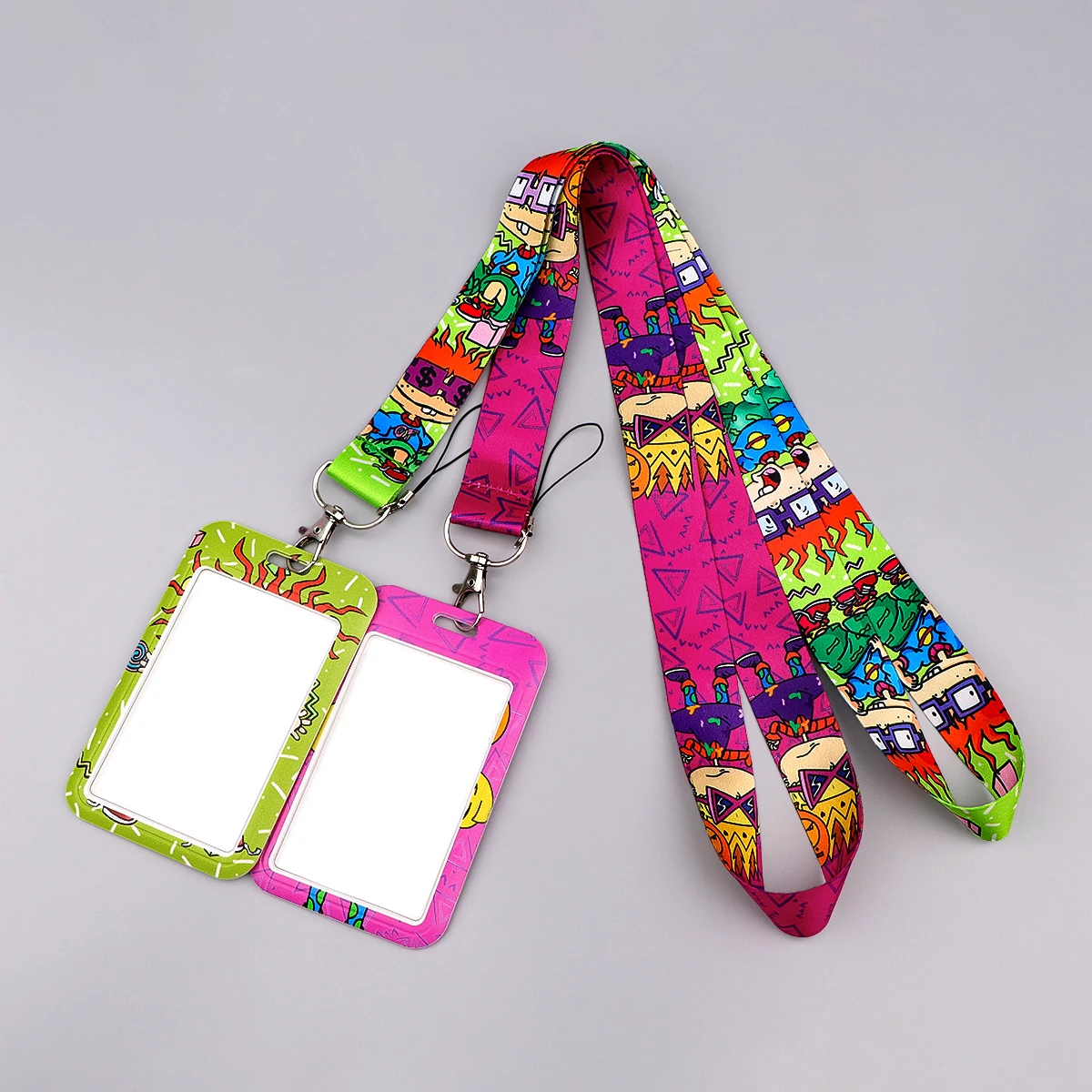 LX1484 Funny Cartoon Kids Lanyard for Key Neck Strap Card ID Badge Holder Key Chain Key Holder Keyring Mobile Phone Chain Gift