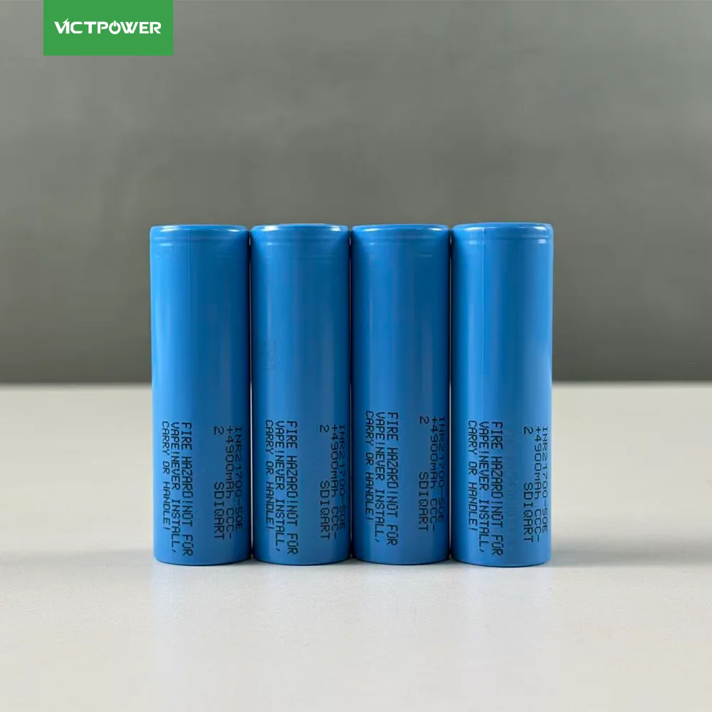 Wholesale 130PCS New Victpower INR21700 50E rechargeable lithium-ion battery 3.7V 4900mAh large capacity and long battery life