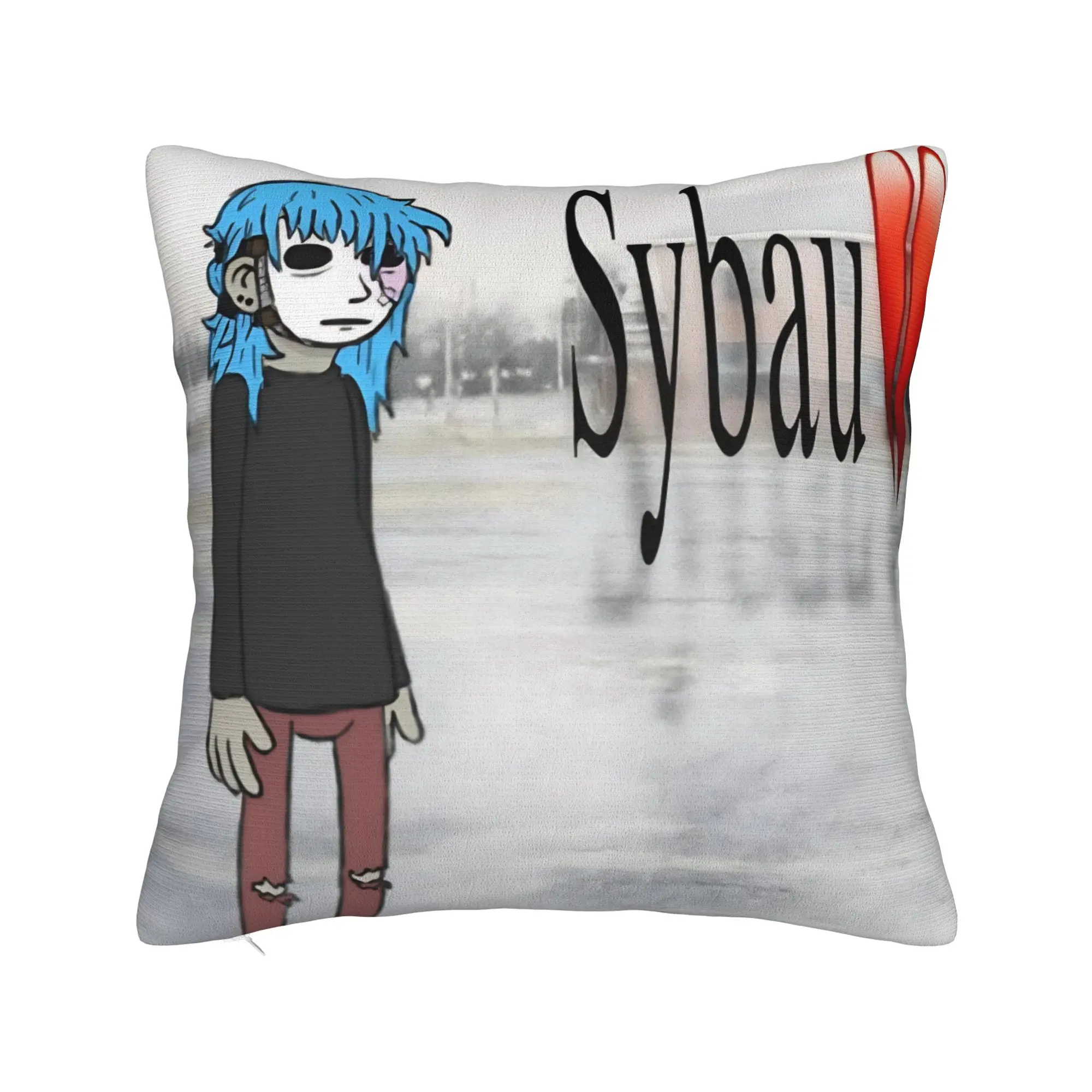  Sally Face Sal Fisher Indie Printed Pillowcase Cushion Cover  Pillow Covers Soft and Sweet Home Decorations Zipper Multi-Size