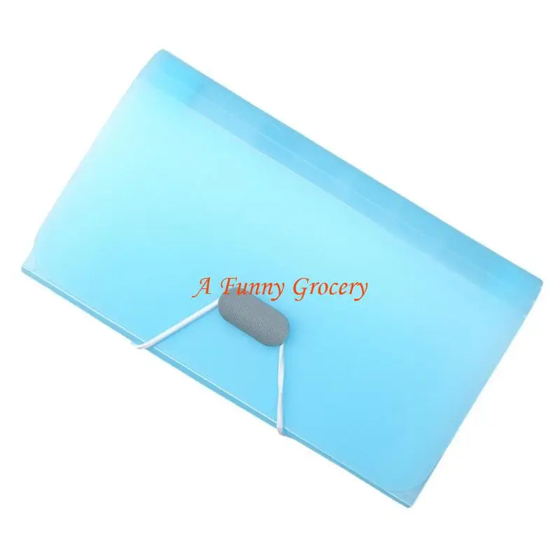 

652E Expanding Receipts Folder Elastic String Closure 13 Compartments File Folder