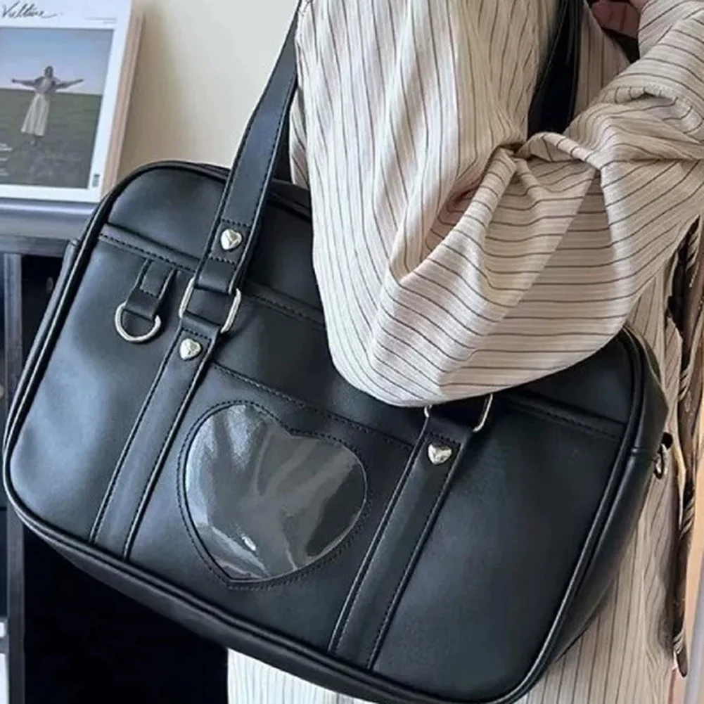 

Large Capacity Handbag For Students Spacious Design Fits All School Essential Anime Convention Style