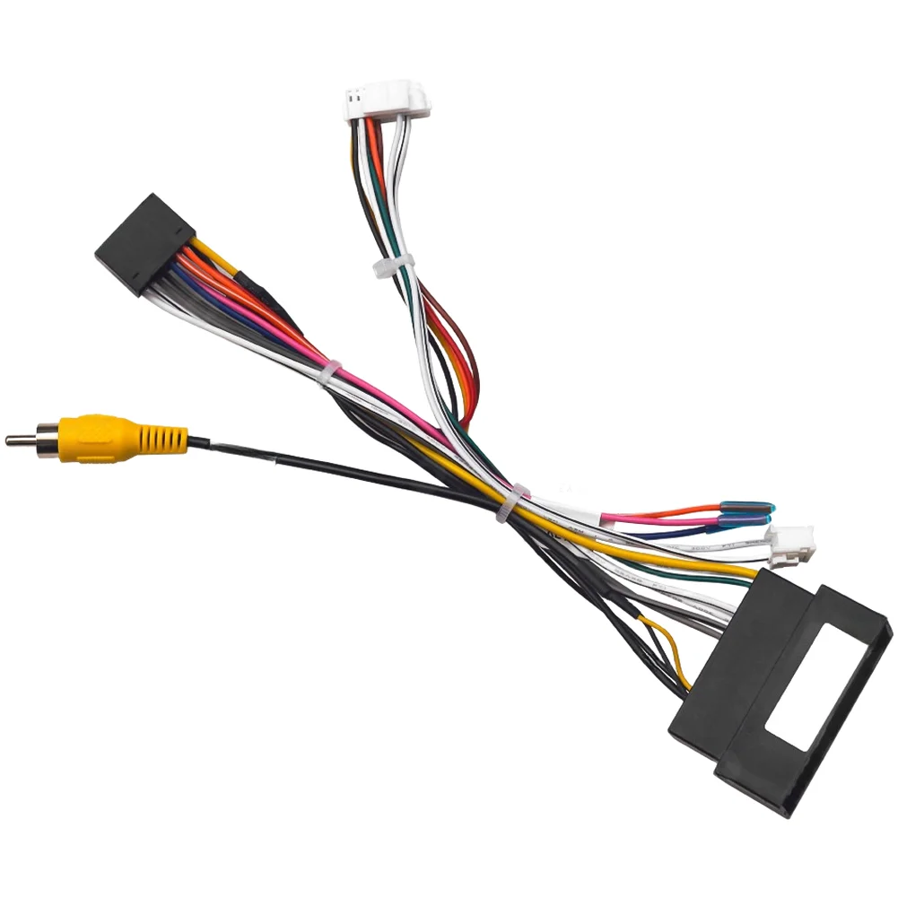 As Shown In The Figure Car Audio Harness ABS Material Construction 16-pin Modification Line For Car Audio Installation