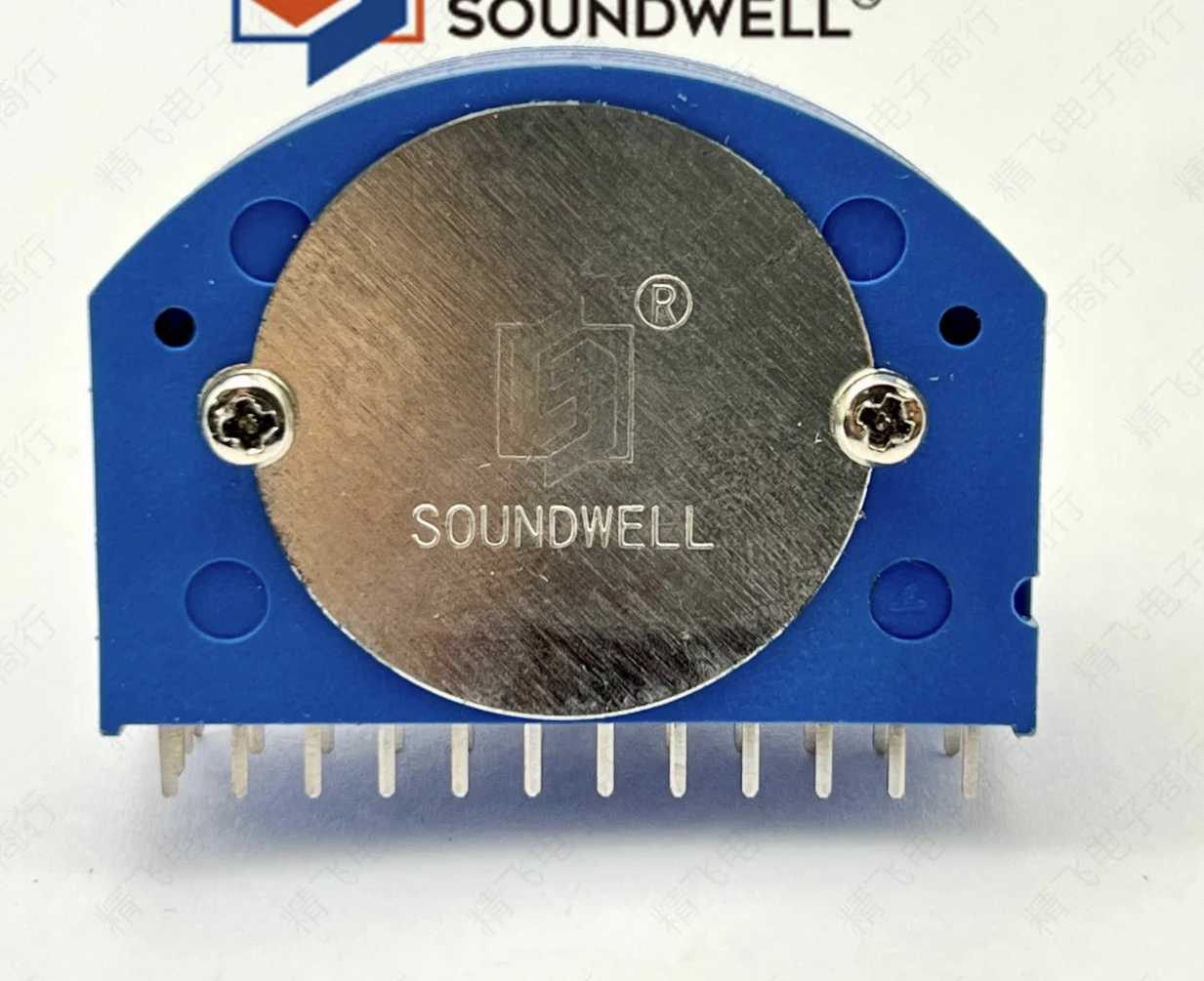 1 pcs. Shengwei RE2901SWBOX-VA1-024 rotary band switch, 2-layer, 1-pole, 10th gear, shaft length 17MM