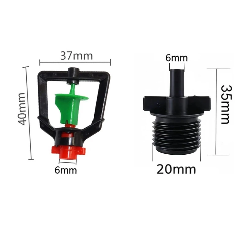 Lawn  Irrigation Sprinkler Nozzles, 1/2 Inch Male Thread Watering Spray Misting Heads for Garden Yard Lawn   Irrigation System