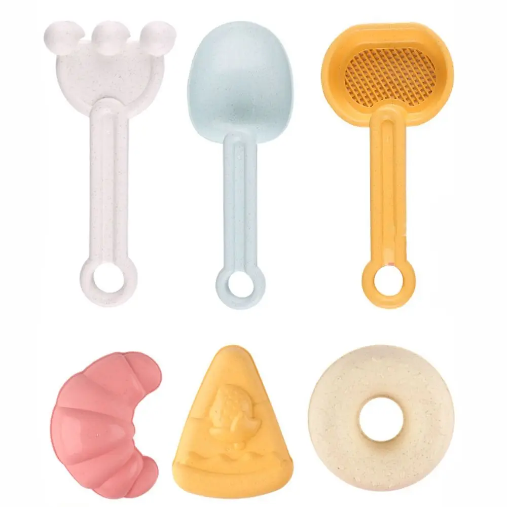 11PCS Mixed Color Beach Set Sand Mold with Storage Bag Sand Digging Tools Kettle Shovel Digging Tools Outdoor Beach