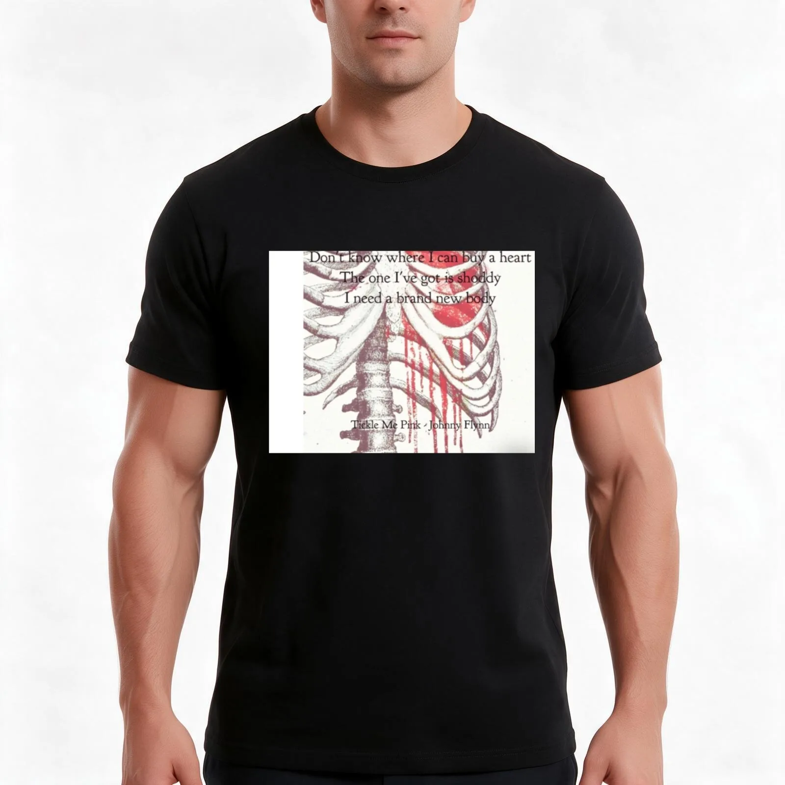 Tickle Me Pink - Johnny Flynn T-Shirt Summer Casual Cotton Tee Oversized Streetwear Tops Vintage Graphic Print 100% Cotton