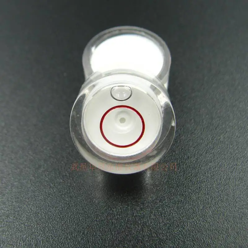 HACCURY 14*8 millimetri Rotonda bolla di livello Circolare livella a bolla livello di spirito fiala di Colore Bianco