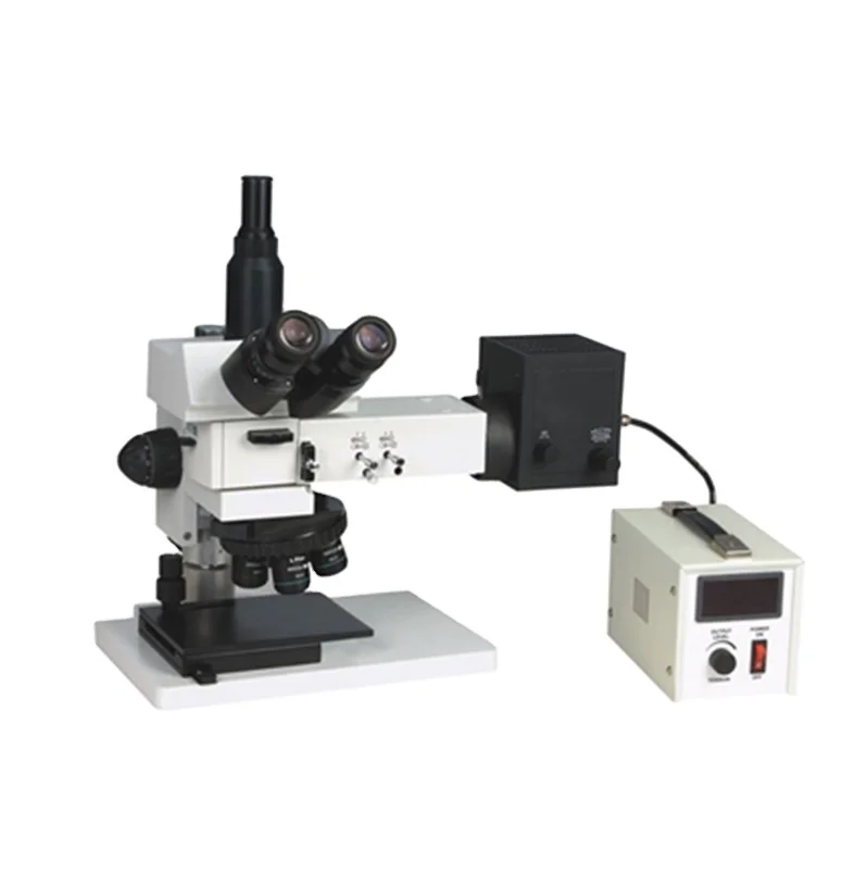 XJP-607 Industrial Brightness Adjustable infinite-optical system metallurgical microscope with Double layer mechanical stage