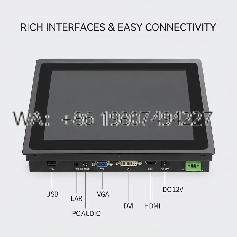 for Bestview 10.4 Inch Flat Seamless Capacitive Touch Screen Windows Android HDMI VGA DVI DP Optional