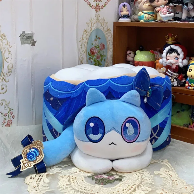 Game Genshin Impact Furina Cosplay Props Ruan Mei's Creation Furina Cake 25cm 35cm Diameter For Hallowmas Partys Cake Women Men