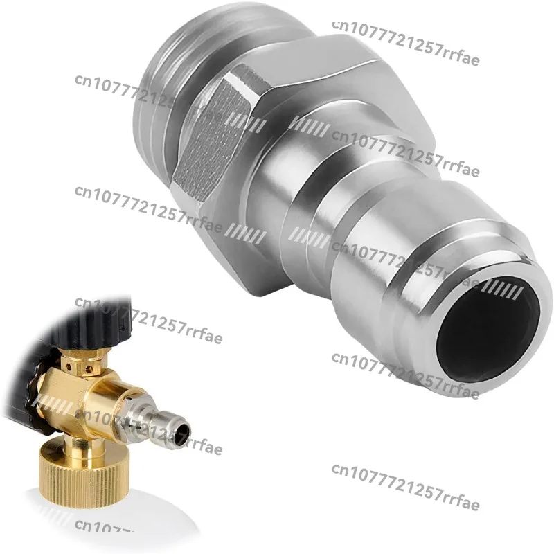 

1/4'' Quick Release Connector, M14 Thread Pressure Washer Adapter Connect Female Fitting High Pressure