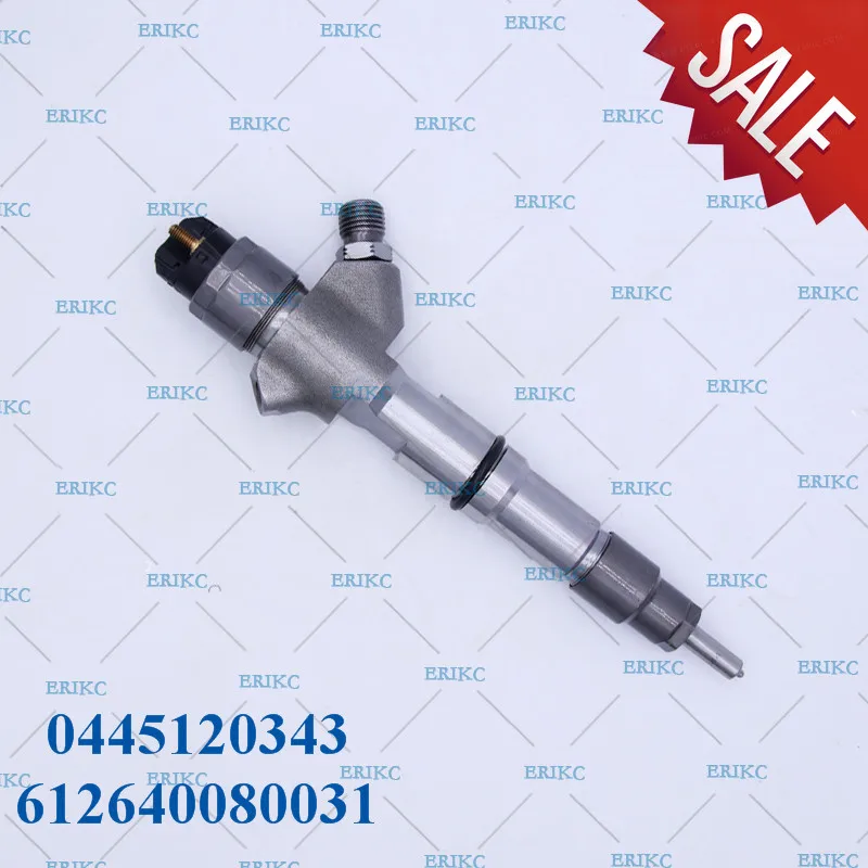 

ERIKC Injector 0445120343 Fuel Injection Pump Auto Car 0 445 120 343 Diesel Inyector Nozzle 0445 120 343 for Weichai WD10-EU4