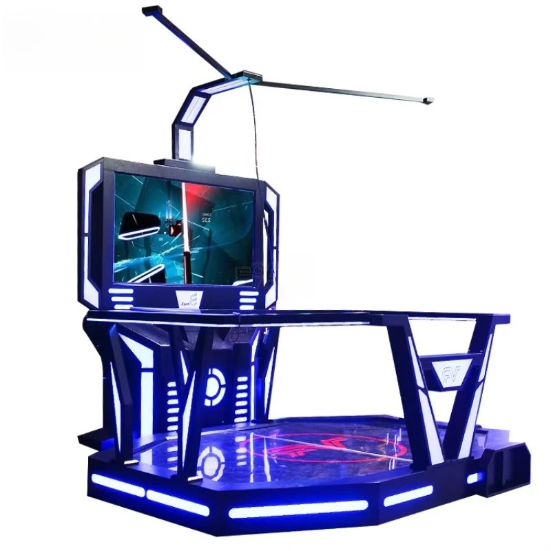 2026 Hot Sale FL  Quality 9D Vr Walking Platform Vive Virtual Reality Equipment Flight Simulator Machine for Sale Customized