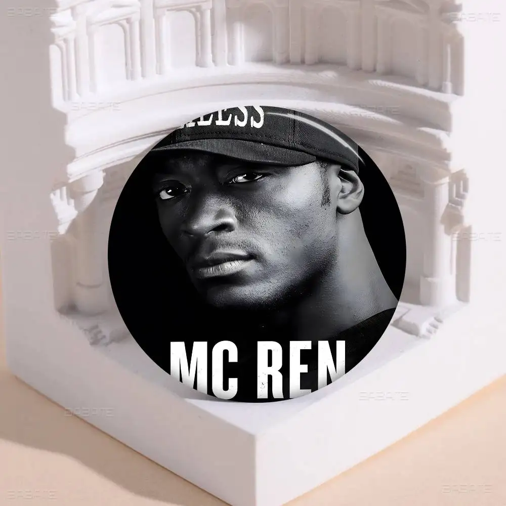 NWA Hip Hop Rapper Straight Outta Compton Tinplate Soft Button Pin Brooch Metal Badge Custom Jewelry Accessories Hat Bag Lapel