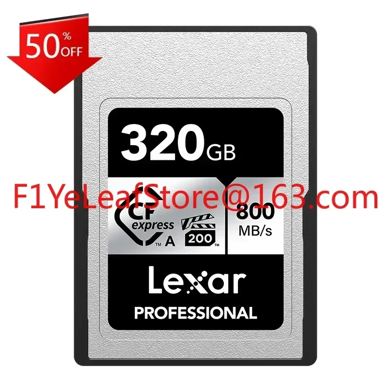 Hot salesOriginal  CFexpress Type A Card 160G 320G VPG200 Memory Card  Series Read 800MB/s Flash Storage CFe A Card For Camera