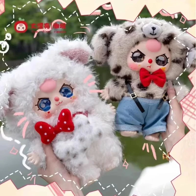 

Новинка 2025 года, натуральная детская три V3, 400%, три поколения, плюшевая глухая коробка, милая кукла, подарок для игр, модная коллекция, орнамент