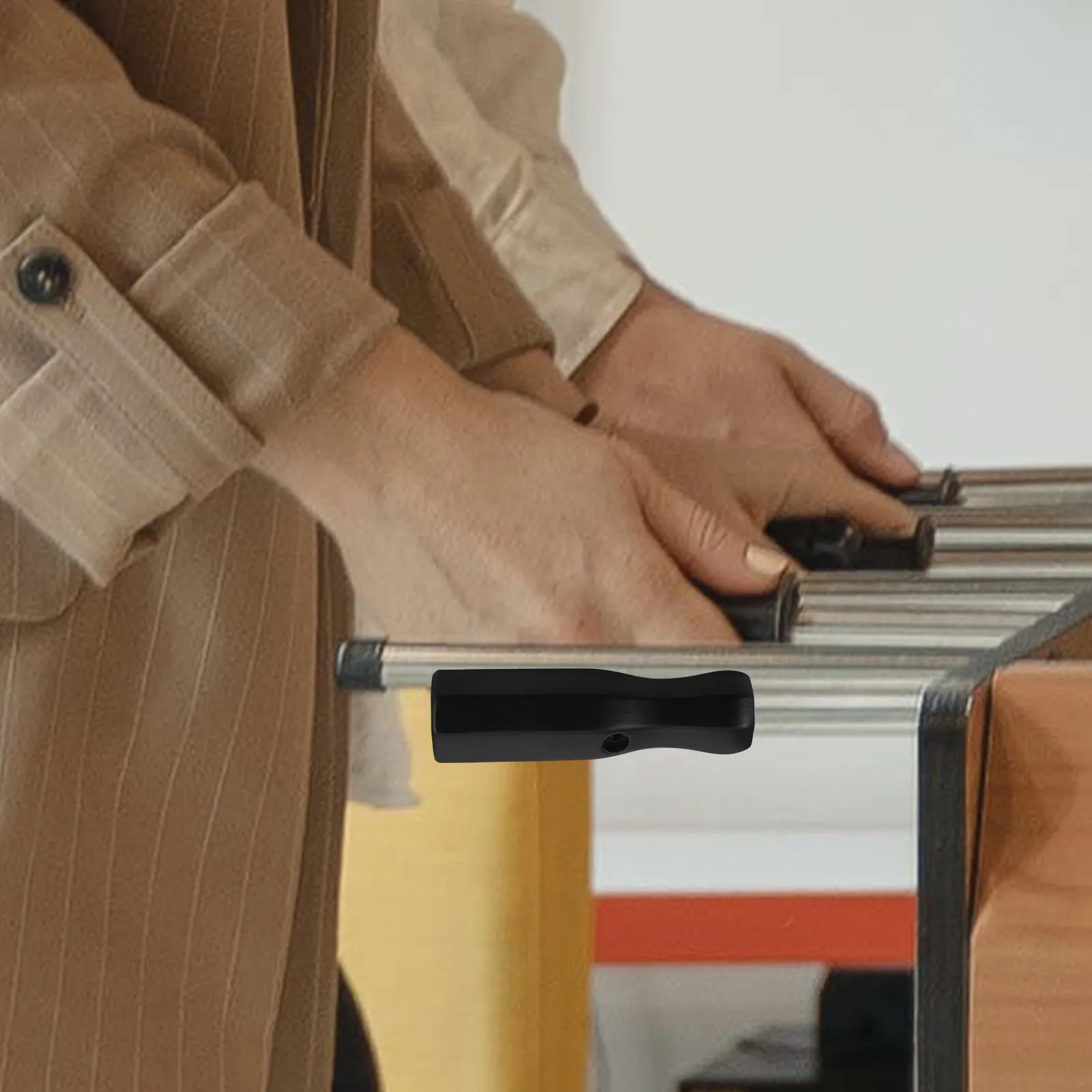 

Foosball Table Replacement Handles Solid Wood Ergonomic Design Anti Skid Surface for Table Football Game Comfortable Secure Grip