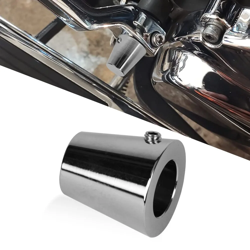 Motocyklowa nakładka na nakrętkę eliminatora poziomu zmiany pięty do Harley Road King, Street Glide, Electra Glide, Road Glide
