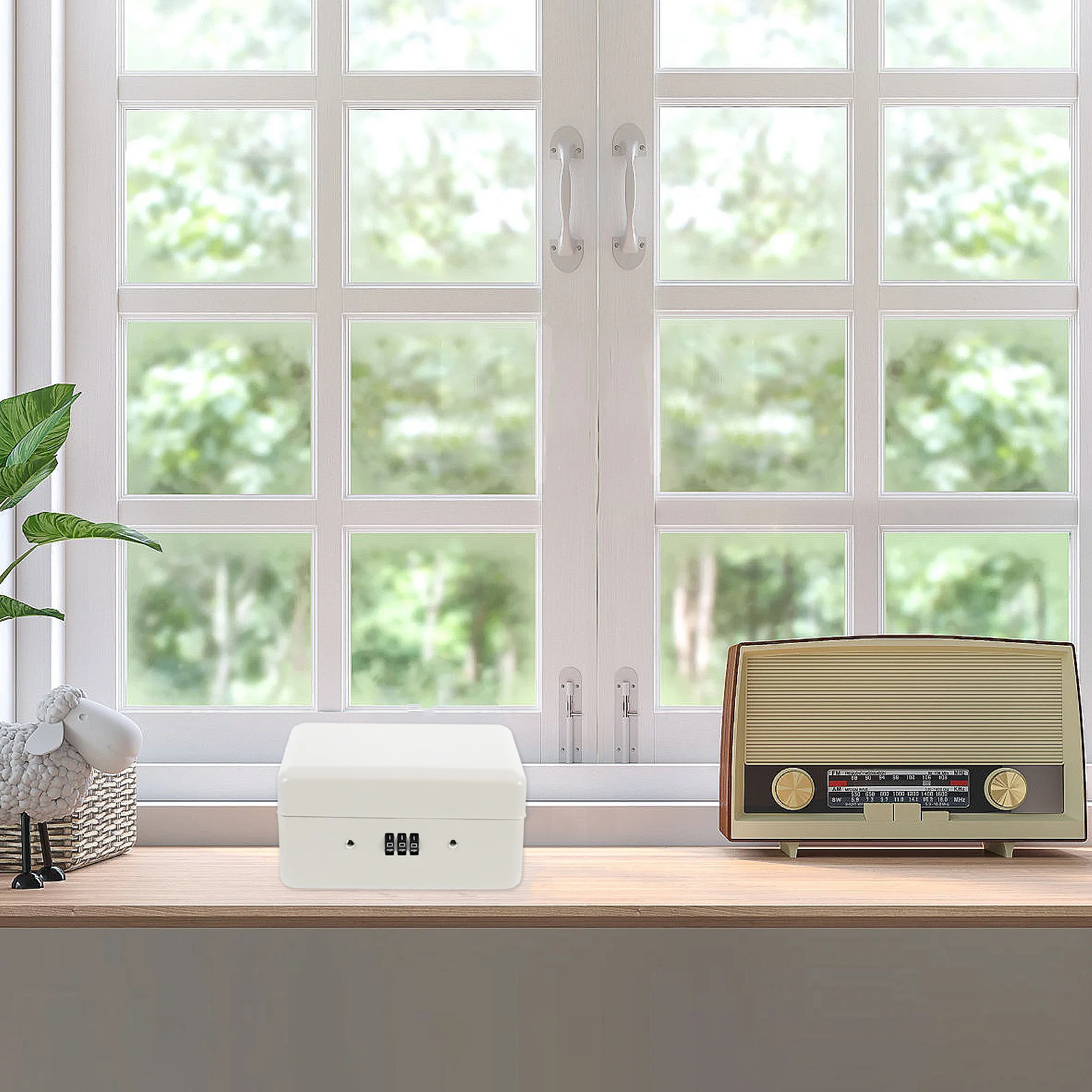 1 مجموعة مفتاح خزانة الأمن 6 فتحة المواد الثقيلة سهلة لإدارة المفاتيح الحائط صندوق تخزين 6 فتحات صندوق المفاتيح