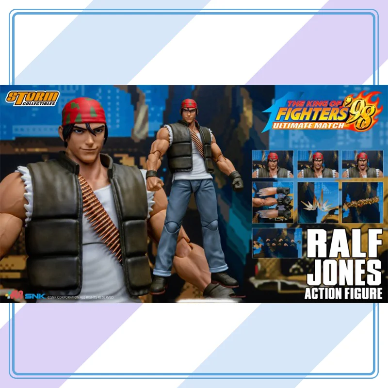 

【100%original】Storm in Stock RALF JONES - THE KING OF FIGHTERS'98 UM Collection Series Model Cartoon Character Gifts Toys Model