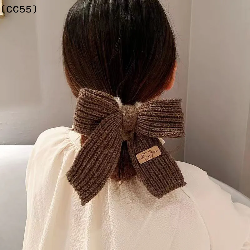 Autumn Winter Knitting Wool Bo - Women'S Winter Accessories Set ulasan dan harga