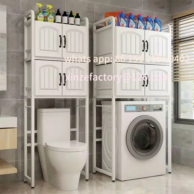 

Customizable Washing Machine Floor Shelf Washing Machine Above Shelf Bathroom Balcony Storage Cabinet