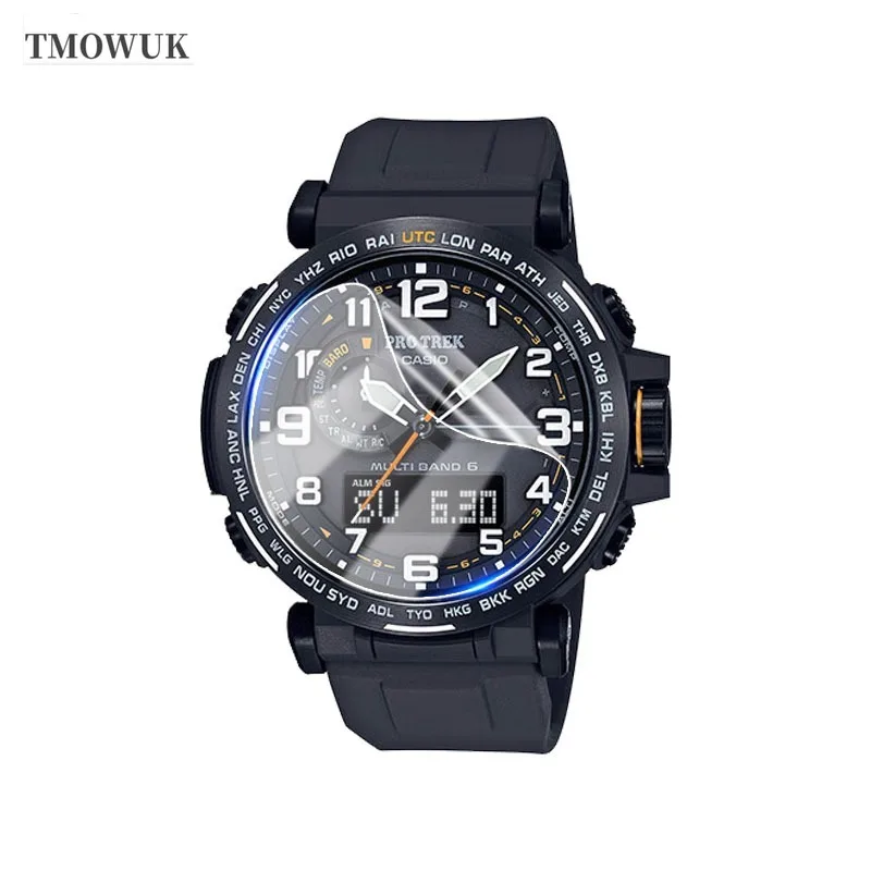 

For Casio GWG-2000 S2200 S140 EFV 540D L MDV 107 EFV 520DB GRB 100 GA 2110 Screen Protector Soft TPU Hydrogel Film HD Clear