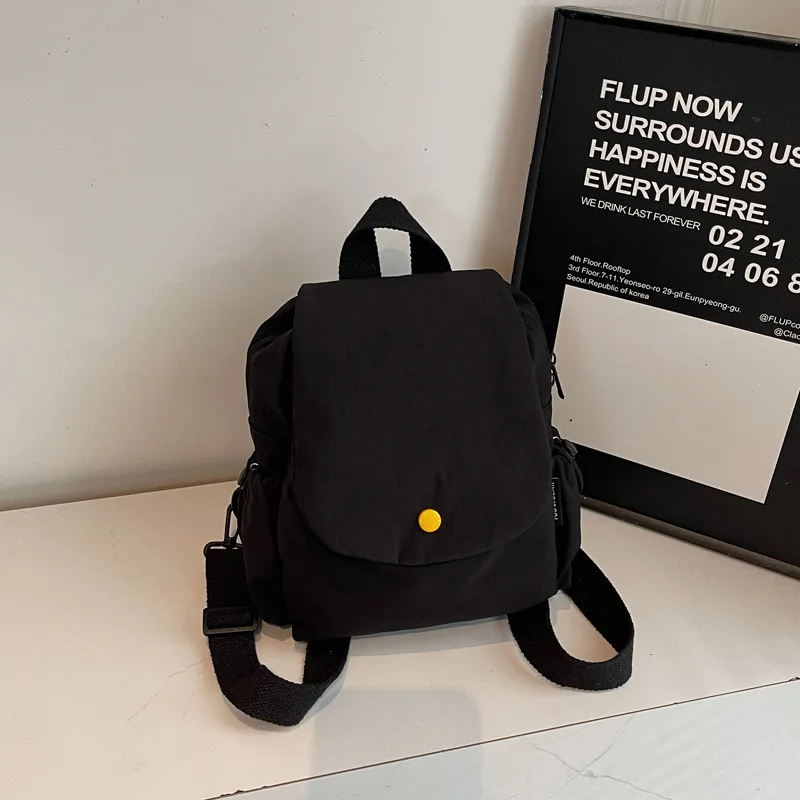 حقيبة ظهر يابانية بسيطة وخفيفة الوزن للنساء حقيبة مدرسية كاجوال جديدة للخريف حقيبة ظهر للسفر حقيبة كتب للطلاب الجامعيين #1