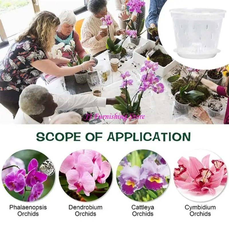 

A9LB Transparent Nutrition Nursery Plant Seedling Cup for Succulents Orchids Flowers