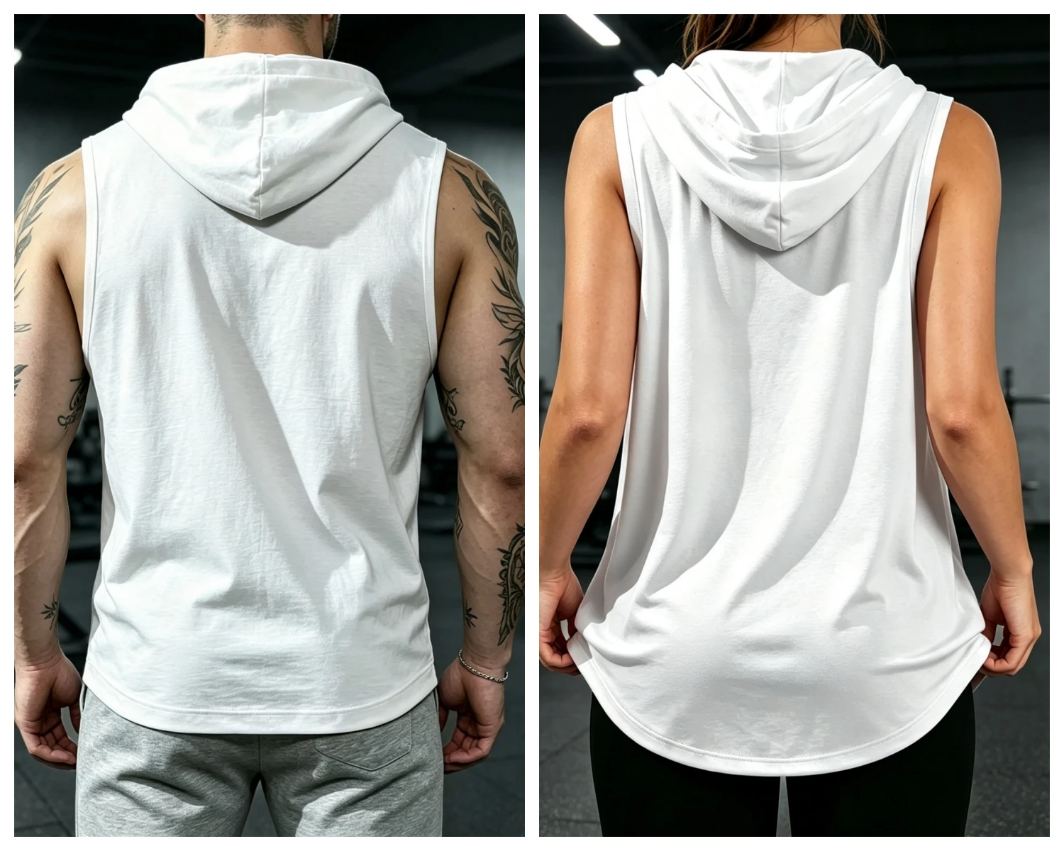 Men Women Unisex Sleeveless Hooded Tank Top Shooting Star Graphic Print Gym Workout Hoodie Vest Retro Streetwear Couple Matching Fitness Training Sling Shirts - view 6