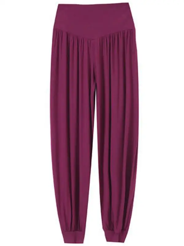 high-waist-modal-dance-pants-women's-adult-square-dance-lantern-pants-harlan-training-physique-practice-uniform-long-trousers