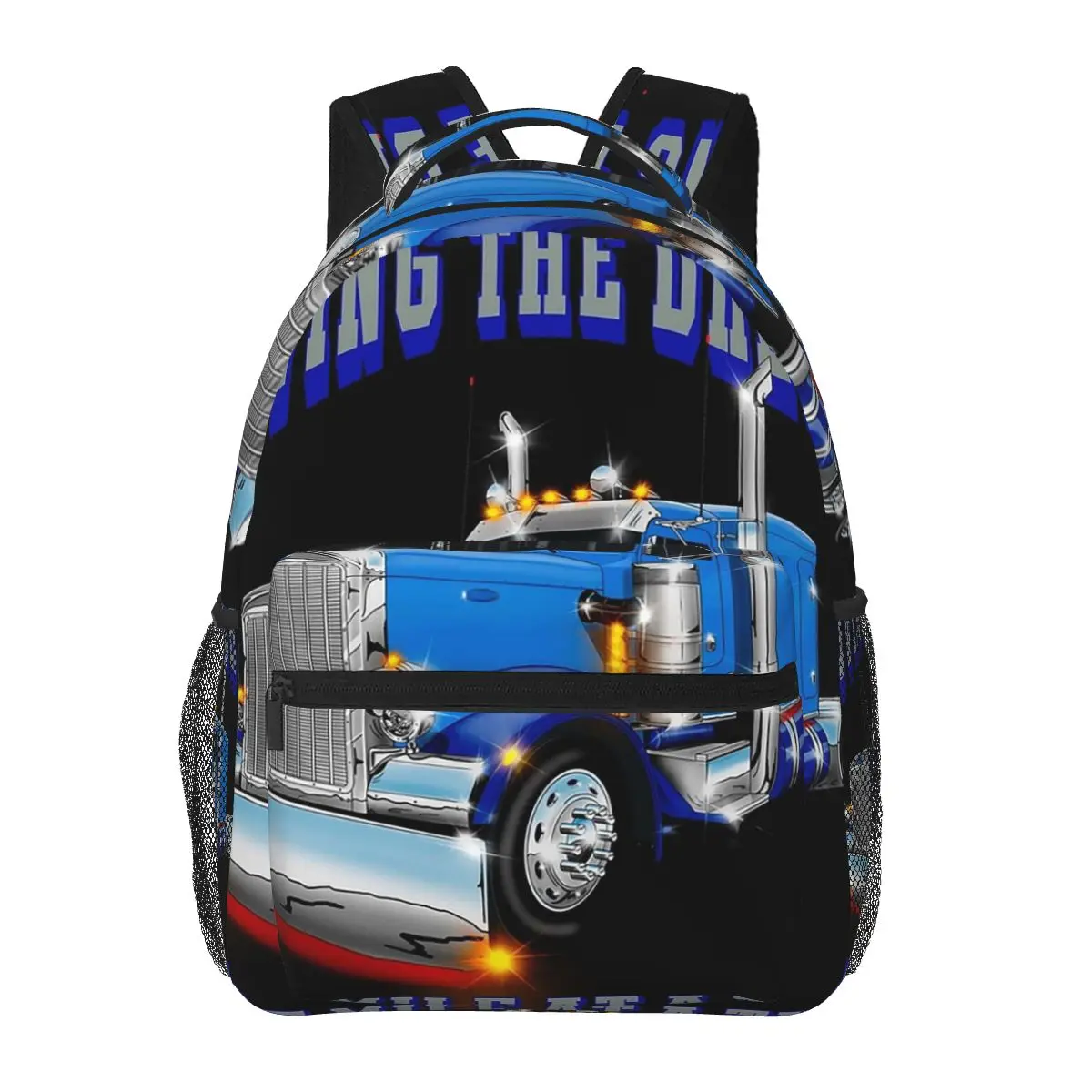 Living The Dream One Mile At A Time Backpacks Boys Girls Bookbag Students School Bags Cartoon Travel Rucksack Shoulder Bag