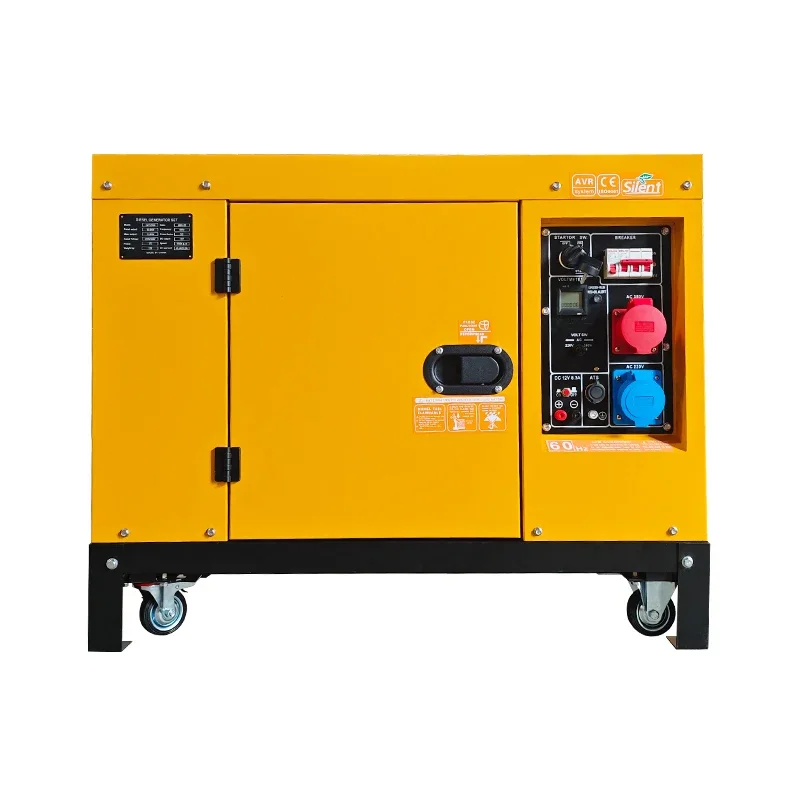 12KW silent generators for home 15kva portable generating Movable with wheels generator digital silent diesel Smart