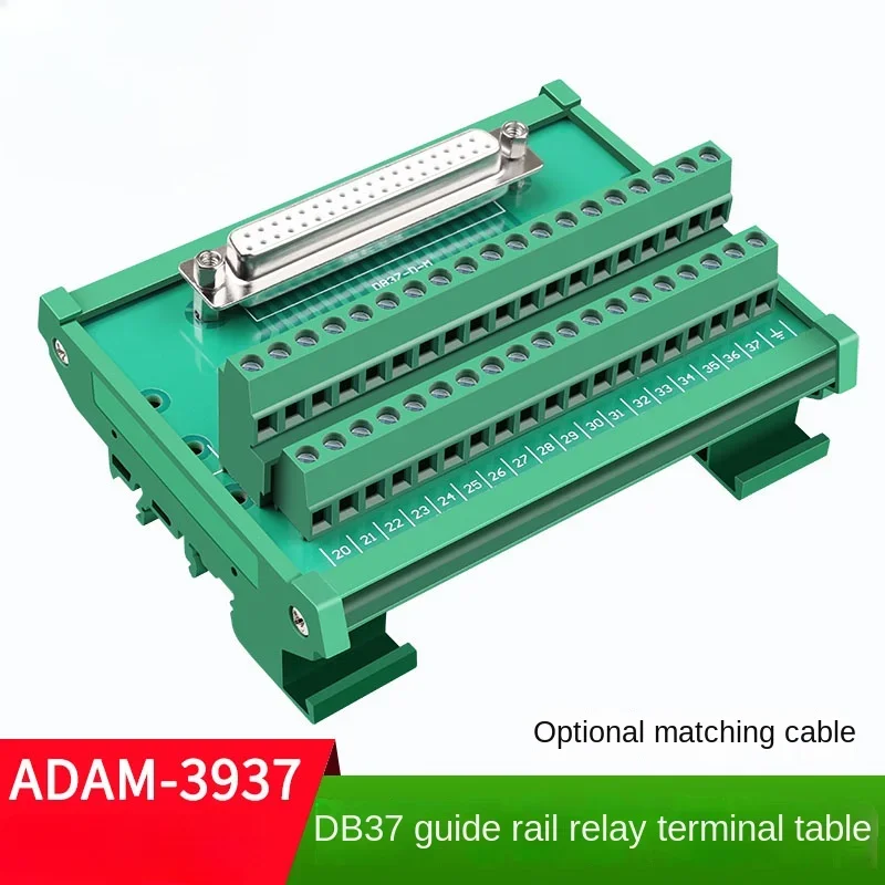 

Compatible with ADAM-3937 DB37 Hole Terminal Board Terminal Module 37 Male and Female Optional